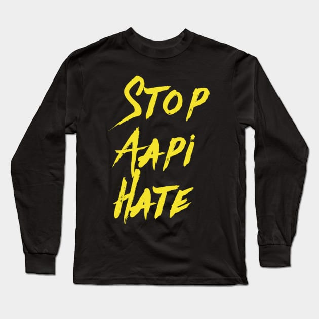 Stop AAPI Hate Long Sleeve T-Shirt by mareescatharsis